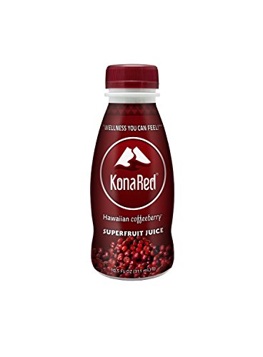 Kona Red Hawaiian Coffeeberry Superfruit Juice 16 Oz (Pack of 4)