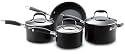 Anolon Advanced Hard Anodised Cookware Saucepan Set, 4 Piece