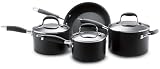 Meyer Anolon Advanced Hard Anodised 4 Piece Cookware Saucepan Set  from Meyer Group Ltd
