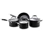 Anolon Advanced Hard Anodised Cookware Saucepan Set, 4 Piece