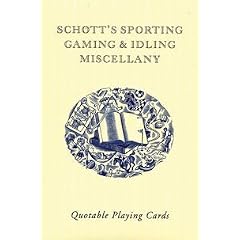 Schott's Sporting, Gaming and Idling Miscellany