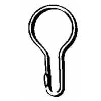 Zenith Prod. 90SS Plain Shower Curtain Ring