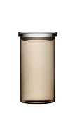 Iittala 8-Inch Glass Jar, Sand