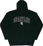 Michigan State Spartans Adult Old Varsity Brand Slim Fit Hooded Sweatshirt