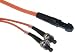 MTRJ / ST, Multimode, Duplex Fiber Optic Cable, 62.5/125, 2 Meter (6.6 ft)