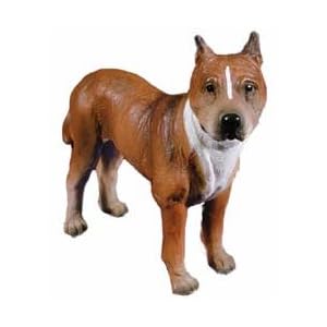 Standing Pit Bull Statue