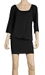 MAXSTUDIO BANDED BOTTON SWEATER DRESS