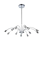 Light&Design Lámpara De Suspensión Neon Plateado