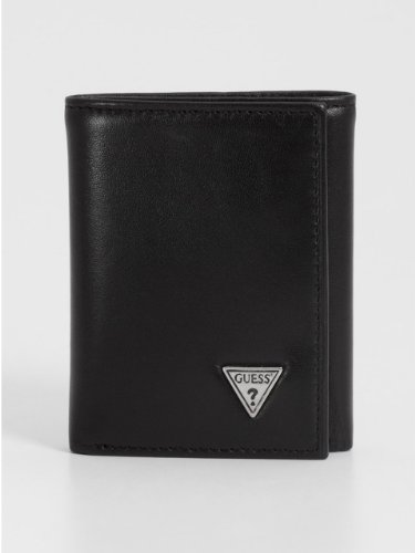 GUESS Apache Trifold with Stitched Edge Wallet
