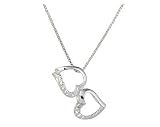 Sterling Silver Double Heart Pendant