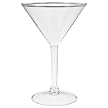 Polycarbonate Martini Glass Set of 6