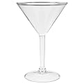 Polycarbonate Martini Glass Set of 6