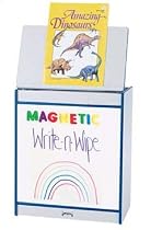 RAINBOW ACCENTS BIG BOOK EASEL MAGNETIC WRITE-N-WIPE PURPLE