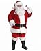 6-Piece Regency Plush Santa Claus Christmas Suit Costume - Adult Plus Size 50-54