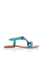 TANTRA Sandalias planas (Turquesa)