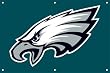 Philadelphia Eagles Indoor/Outdoor Fan Banner 3 ft x 2 ft NFL Football Fan Shop Sports Team Merchandise