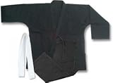14 oz Super-Heavyweight Traditional Judo/Jiu-Jitsu Uniform Black