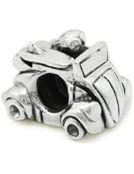 Genuine Ohm Beads (TM) Product. 925 Sterling Silver Trip to the Beach European Bead Charm. 100% Satisfaction Guaranteed.