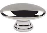 Atlas Homewares A817-PN 1-1/2-Inch Euro-Tech Collection Small Egg Knob, Polished Nickel
