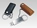 64GB USB 2.0 Flash Drive - Key Chain - High Speed (Brown/Black) S64130