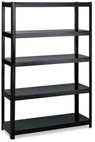 SAF5244BL UNITED STATIONERS (OP) STEEL SHELVING UNIT FIVE SHLF 48X24X72 BLA 1/EA