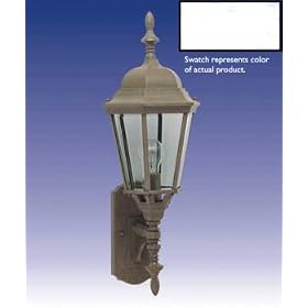 FTS Free Shipping - WALL CAST Aluminum w/ Clear Beveled Glass Light - 101-350-09