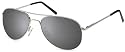 Spiegelbrille, Pilotenbrille verspiegelt für schmale Kopfformen, Fliegerbrille Sonnenbrille mit Federscharnieren an den Bügeln