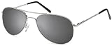 Spiegelbrille, Pilotenbrille verspiegelt f�r schmale Kopfformen, Fliegerbrille Sonnenbrille mit Federscharnieren an den B�geln