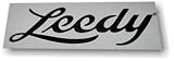 Gretsch Leedy Drum BLACK Logo Clear Car Window OUTSIDE Sticker Decal