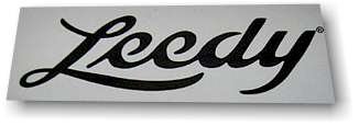 Click here to buy Gretsch Leedy Drum BLACK Logo Clear Car Window OUTSIDE Sticker Decal.