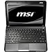 MSI U135-204US 10-Inch Black Netbook - 3 Hour Battery Life