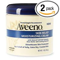 Aveeno Skin Relief Moisturizing Cream, 11-Ounce Jars (Pack of 2)