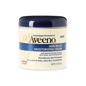 Aveeno Skin Relief Moisturizing Cream, 11-Ounce Jars (Pack of 2)