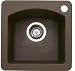 Search Our Specialty Mall : Blanco Diamond 511639 15" Drop-In/Undermount Single Bowl Granite Bar Sink with 8" Bowl Depth, SILGRANIT Material and Non-Porous: Cafe Brown