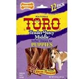 Nylabone Natural Toro Bacon Flavored Rawhide Roll Puppy Chew Treats
