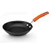 Rachael Ray Hard Anodized II Nonstick Dishwasher Safe Open Skillet, 8-1/2-Inch, Orange