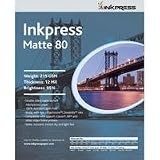 Inkpress Duo Matte 80 Inkjet Paper - 215 gsm Weight - 12 mil Thickness - 99 Brightness - Double Sided - 11x17 - 100 Sheets