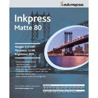 Inkpress PP80131950 Commercial Duo Matte 80 Inkjet Paper New Stock 13in. X 19in. 50 Sheets