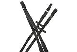 WINTEC Synthetic Cushion Grip Reins - Black or Brown - 5/8x54