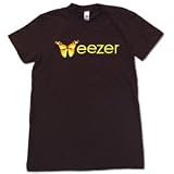 Buy Weezer - BUTTERFLY WOMens T-shirt, Brown by Weezer