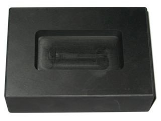 10 Troy oz Silver Graphite Ingot Mold for Casting 