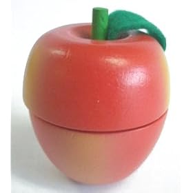 【クリックで詳細表示】Amazon.co.jp ｜ 木のままごとあそび りんご ｜ おもちゃ 通販