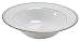Nikko Ceramics Platinum Pearl 6-3/4-Inch Fruit Bowl