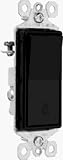 Pass & Seymour #TM873BKCC10 3WY Black Rocker Switch