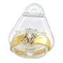 10kt Diamond 2 pc. Wedding Set - Diamond Ring plus Fitted Band