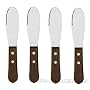 4 WIDE SANDWICH SPREADER BUTTER KNIFE KNIVES SET RESTAURANT GRADE