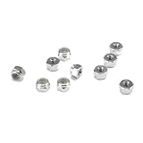 Aluminum Thin Lock Nut M3,Silver (10):Blitz,ESE by hpi-racing