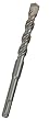 Hitachi 725011B SDS4 Plus 3/16-Inch x 4-Inch x 6-1/4-Inch 2-Cutter Drill Bit, 25-Pack