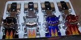 Jada Toys 1/32 Scale Diecast Metal Road Rigz Diecast Collection Model 379 Peterbilt Hod Rod "Pete" 4 Color Display Box Set