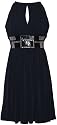 Stretch Jersey Knee-length Holiday Party Cocktail Dress Sequin Trim